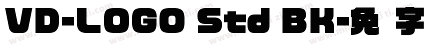 VD-LOGO Std BK字体转换